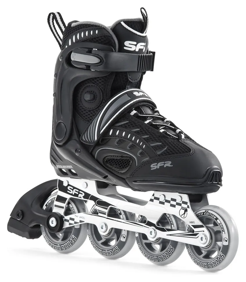 Роликові ковзани SFR RX-XT 42 Black Grey (42 Чорний)