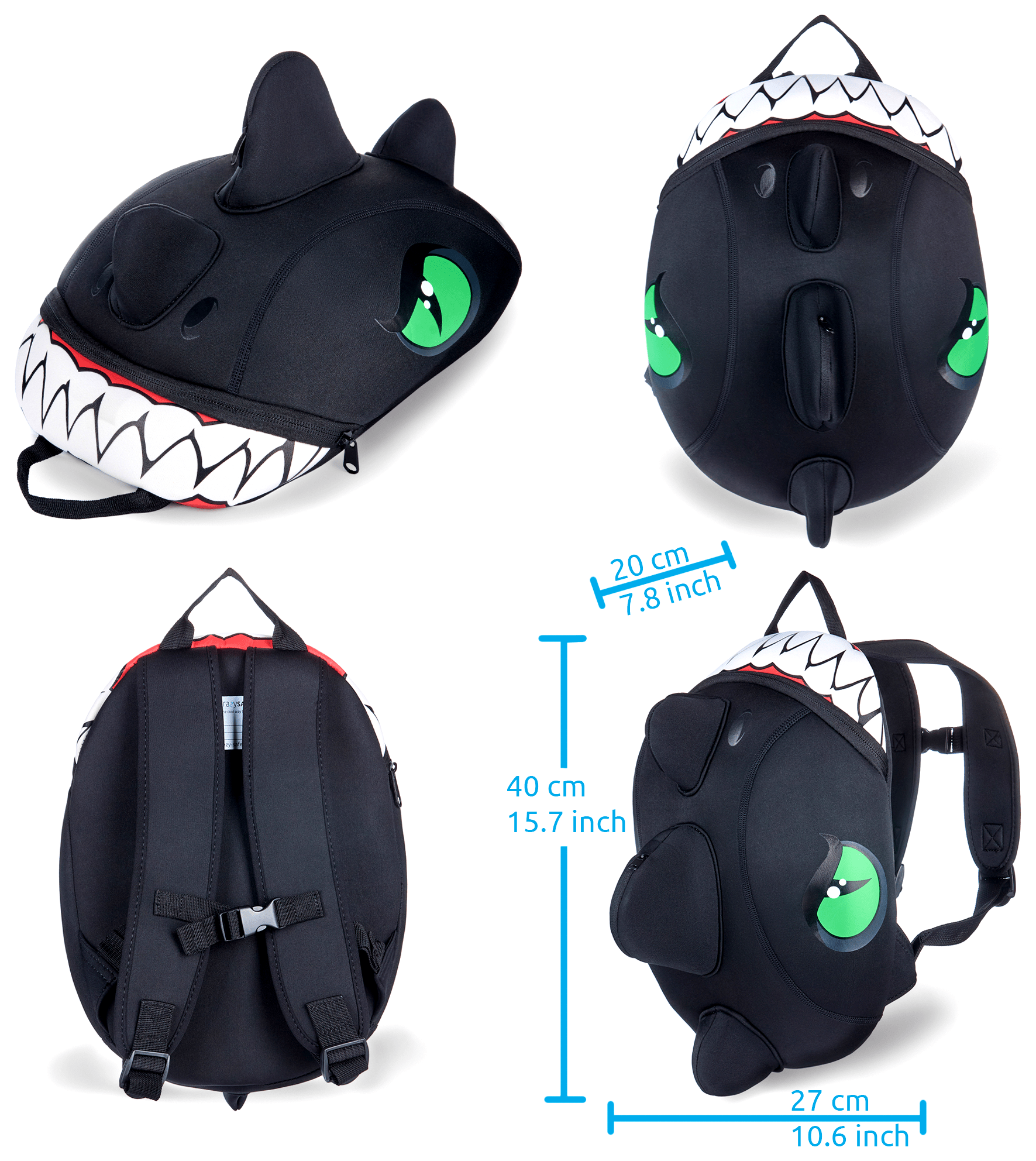 Рюкзак Crazy Safety Black Dragon