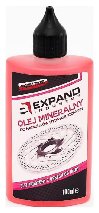 Смазка для цепи для гидравлических тормозов EXPAND универсальна. 100 мл смазка минеральная, красная для Shimano и др.