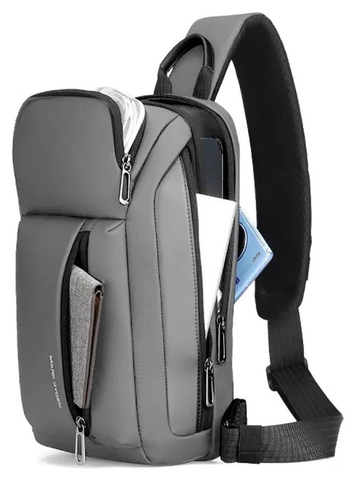 Сумка с одной лямкой Mark Ryden Brad MR7808 Gray
