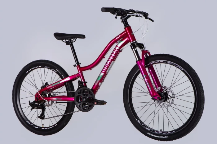 Велосипед ST 24" Discovery KELLY DD FR рама-11" малиновий 2025