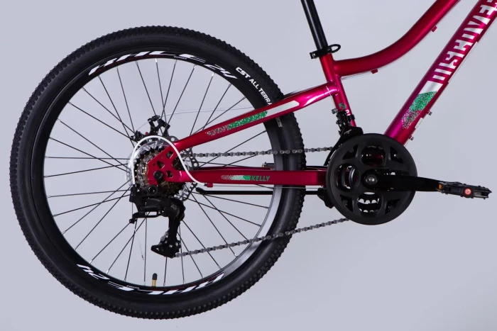 Велосипед ST 24" Discovery KELLY DD FR рама-11" малиновий 2025