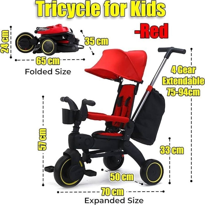 Біговел Maraton Tri-cycle 7in1 PA66 gray (Сірий), укр, укр