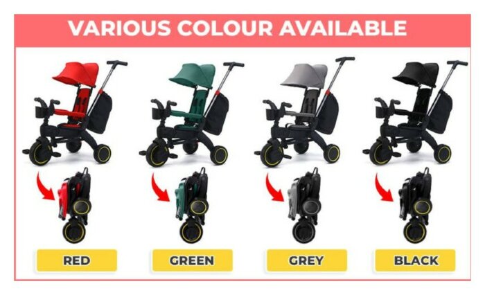 Біговел Maraton Tri-cycle 7in1 PA66 gray (Сірий), укр, укр