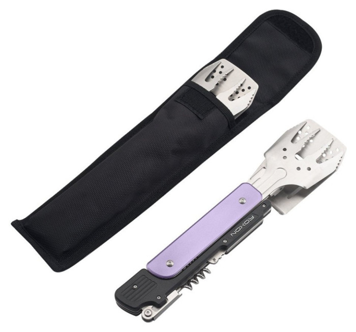 Мультитул для барбекю Roxon S601, фіолетовий