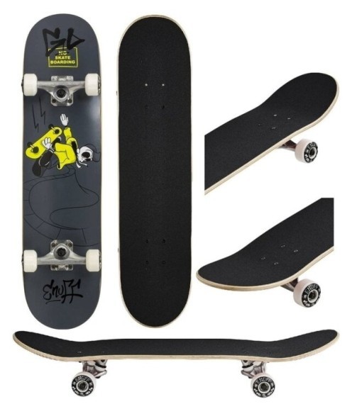 Скейтборд Enuff Skully black, укр