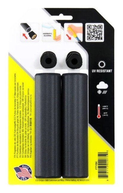 Грипсы ESI Fatty's Black Silicone Bicycle Grips