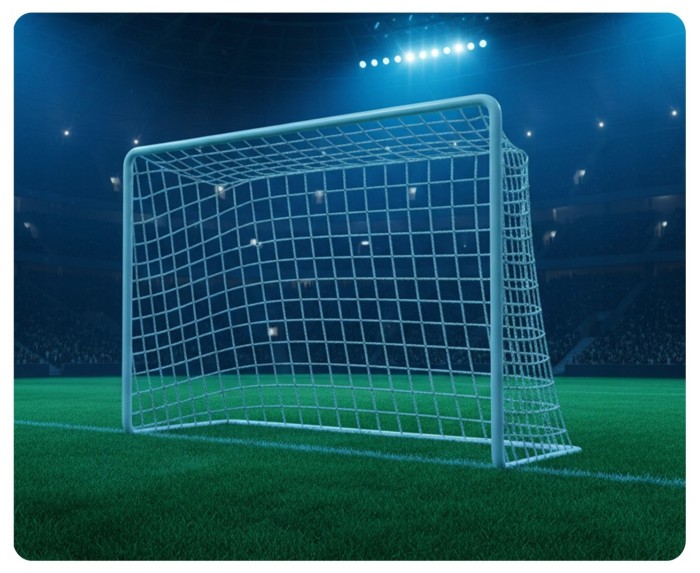 Ворота футбольные Neo-Sport NS-485 183 х 122 х 61 см, белые