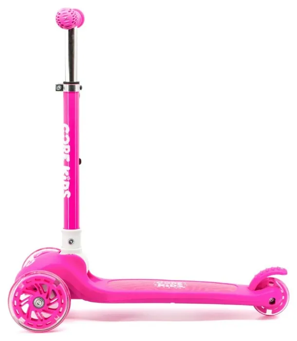 Самокат детский Core Spark трехколесный LED Wheel/Bar/Deck - Black