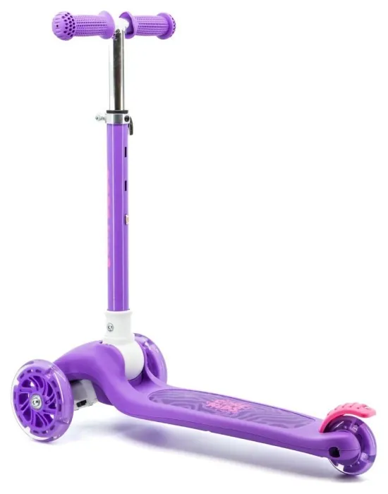 Самокат детский Core Spark трехколесный LED Wheel/Bar/Deck - Black