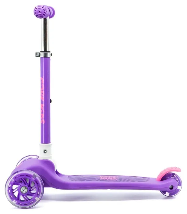 Самокат детский Core Spark трехколесный LED Wheel/Bar/Deck - Black