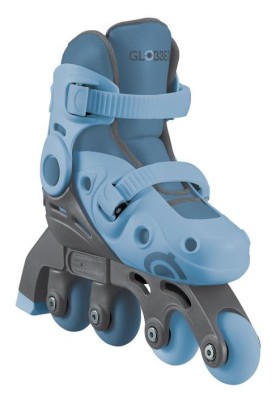 Роликові ковзани GLOBBER 2в1 сіро-сині р.26-29, до 20кг, 3+