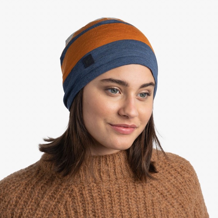 Шапка Buff Merino Move Beaney, Steel Blue