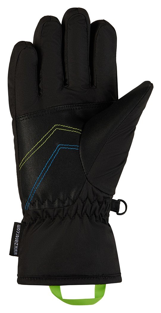 Ziener перчатки лыжные Lavivi Jr black 3
