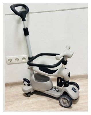 Дитячий самокат Maraton 3in1 K619 grey (Grey)