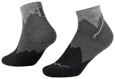 Шкарпетки Buff Merino Lightweight Quarter Sock, Black, 42-44