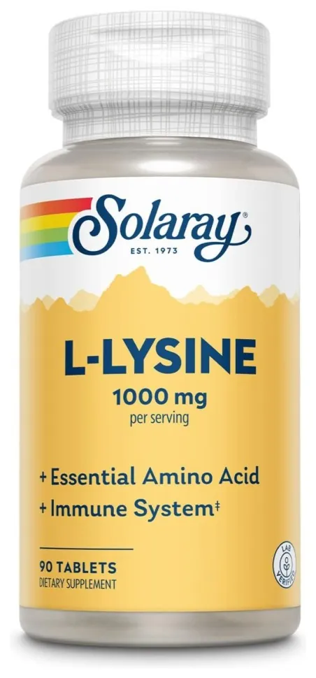 L-Lysine Free Form 1000mg - 90 tabs