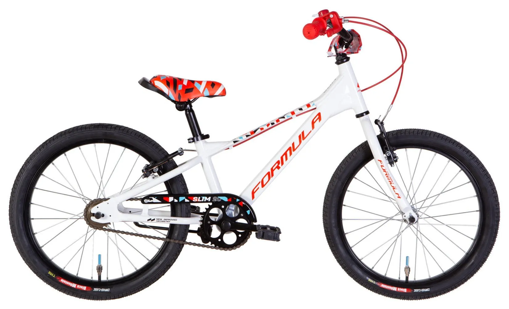 Велосипед AL 20" Formula Kid SLIM BH рама-10" білий з червоним 2026 (OPS-FRK-20-256)