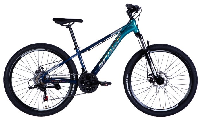Велосипед AL 26" SPACE PHAETON DD FR рама-13" сине-бирюзовый 2026