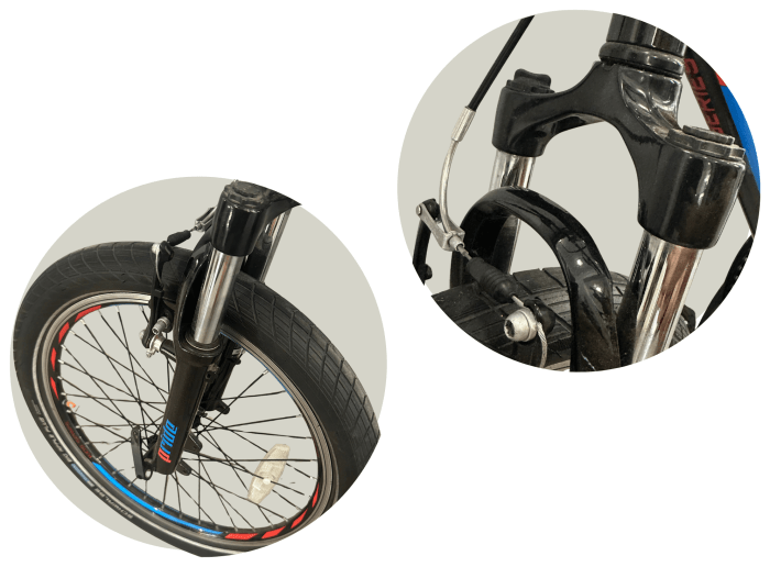 Велосипед 20" Pride JR черный/красный/синий 2018 б/у