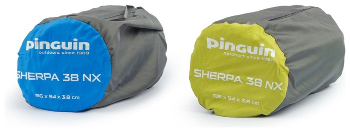 Самонадувающийся коврик Pinguin Sherpa NX, 186x56x3.8см, Blue
