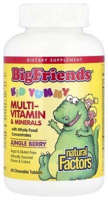 BigFriends Chewable Multivitamin & Minerals - 60 tabs