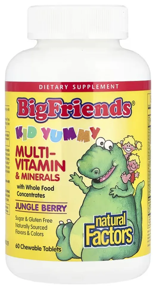 BigFriends Chewable Multivitamin & Minerals - 60 tabs (DSN_2023-10-6556)