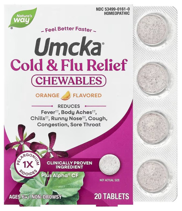 Cold + Flu Relief - 20 tabs Orange