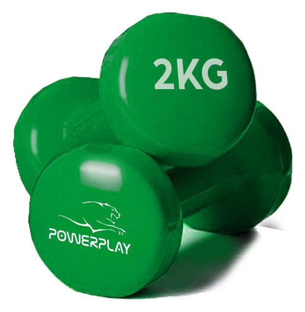 Набір гантелей у кейсі 12 кг. PowerPlay 4118 Fitness Dumbells (2шт.*1кг. 2шт.*2кг. 2шт.*3кг.)