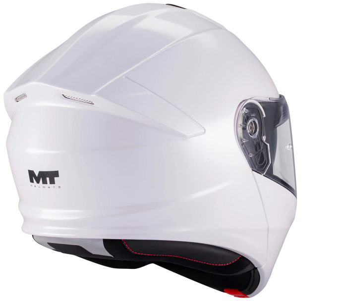 Мотошолом MT Genesis R SV PURE A0 Gloss White
