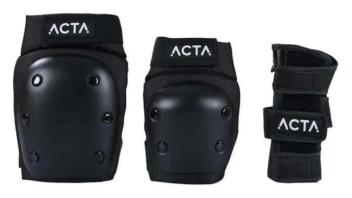 ACTA захист набір Skatepark Pad Black S