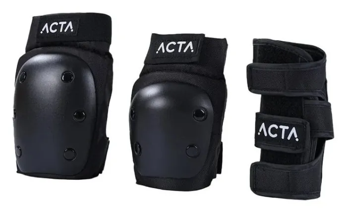 ACTA захист набір Skatepark Pad Black S