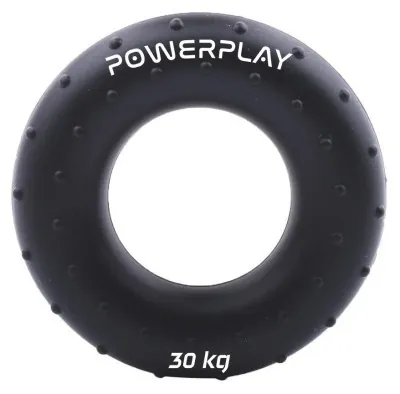 Эспандер кистевой силиконовый PowerPlay PP-4338 Hand Grip Hard 30 кг. Черный