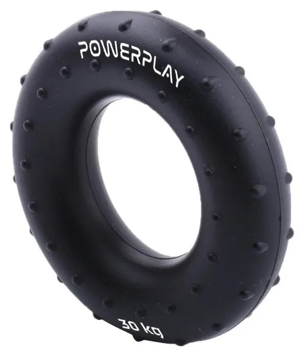 Эспандер кистевой силиконовый PowerPlay PP-4338 Hand Grip Hard 30 кг. Черный