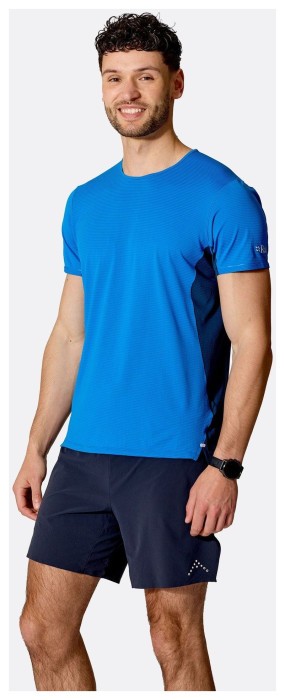 Футболка мужская Rab Sonic Ultra Tee, Beluga/Graphene, L