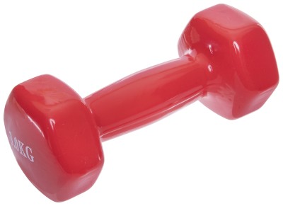 Гантель для фітнесу з неопреновим покриттям глянець, мат SP-Planeta Веселка TA-0001-3 3кг, червоний