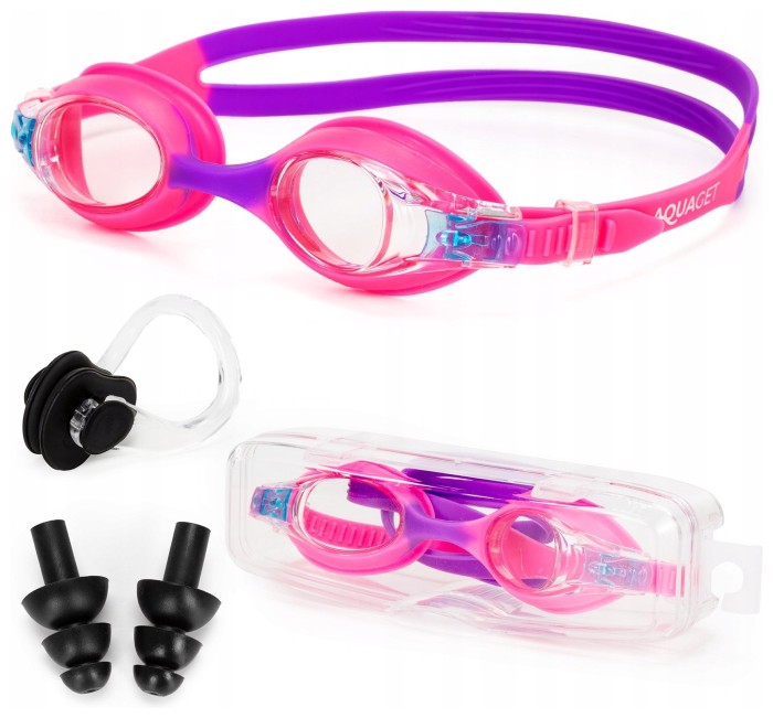 Окуляри для плавання Aquaget дитячі AQ0015 Pink