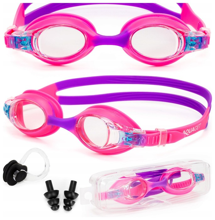 Окуляри для плавання Aquaget дитячі AQ0015 Pink