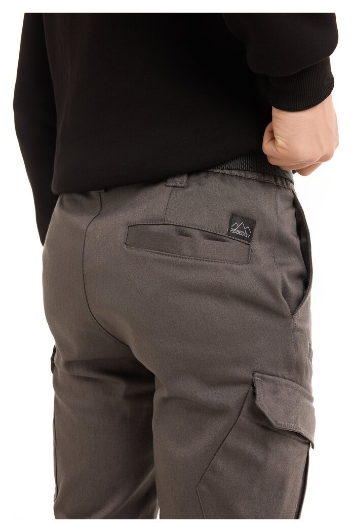 Зимние тактические брюки темно-серые Pobedov trousers Tactical ЗИМА