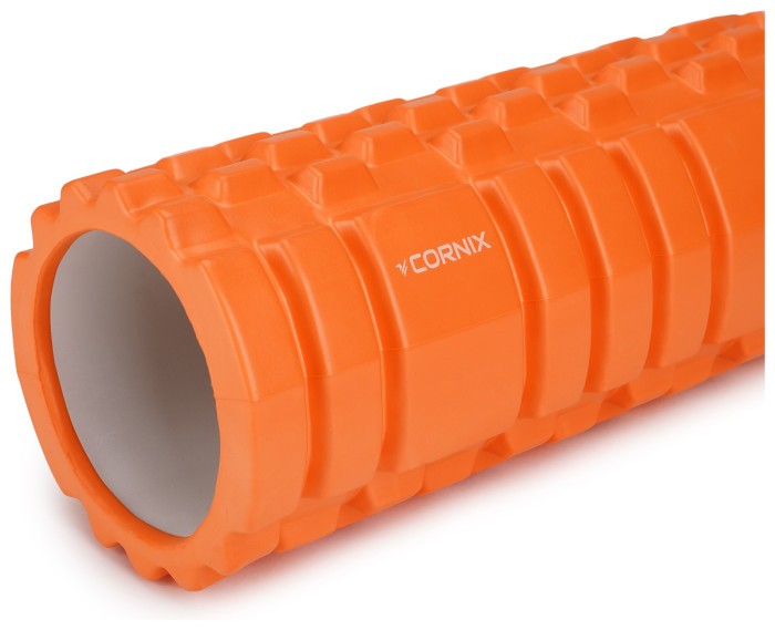 Масажний ролик Cornix EVA 33 x 14 см (валик, роллер) XR-0033 Orange