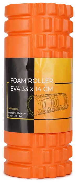 Масажний ролик Cornix EVA 33 x 14 см (валик, роллер) XR-0033 Orange
