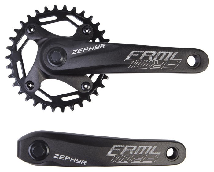 Шатун AL L170мм 34T 3/32" HX-A024 под квадрат (черный)