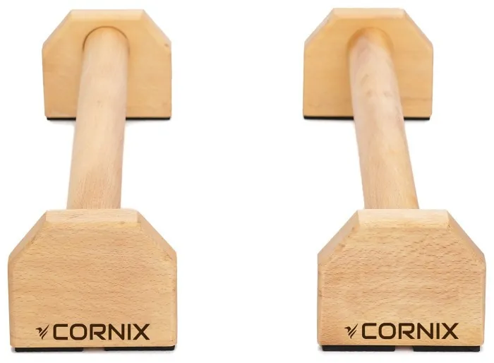 Упори для віджимань (паралетси) Cornix 50 см дерев'яні, подовжені XR-0382