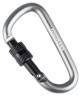 Munkees 3246 карабин D with Screw Lock 6 mm x 60 mm grey