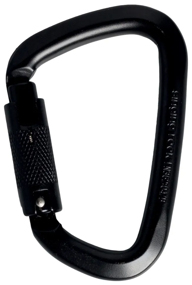 Карабін Singing Rock D Steel Triple Lock Screw Gate 50kN (SHM_SR K4081.ZO)