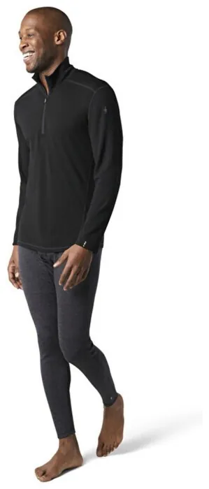 Термофутболка з довгим рукавом чоловіча Smartwool Men's Classic Thermal Merino Base Layer 1/4 Zip Boxed, Black