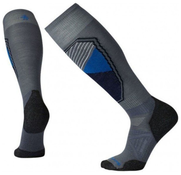 Шкарпетки чоловічі Smartwool PhD Ski Light Pattern Graphite, р. M