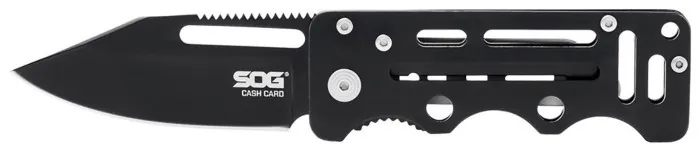 Розкладний ніж SOG CashCard, Black