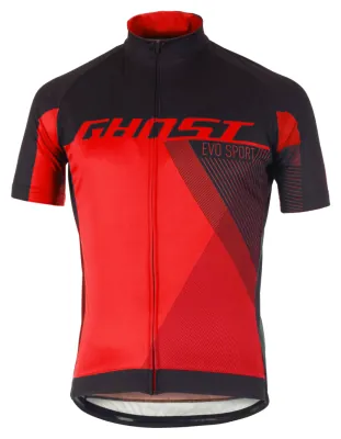 Джерси Ghost Performance Evo, Short, M, черно-красное