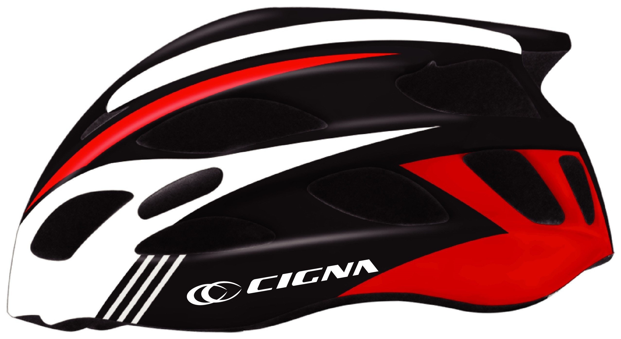 Шолом велосипедний з білим козирком CIGNA WT-016